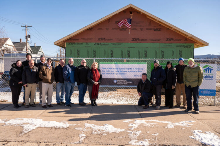 Habitat, Penn College honor Carter’s legacy at local building site